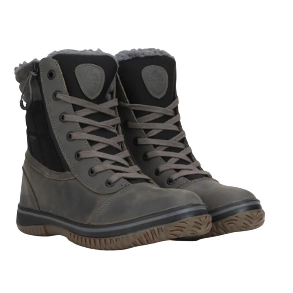 Pajar Mens Canada Trooper 3.0 Ankle Boots EU 40 US 7 Grey Black Waterproof NIB